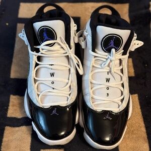 Air Jordan Black and White Sneakers